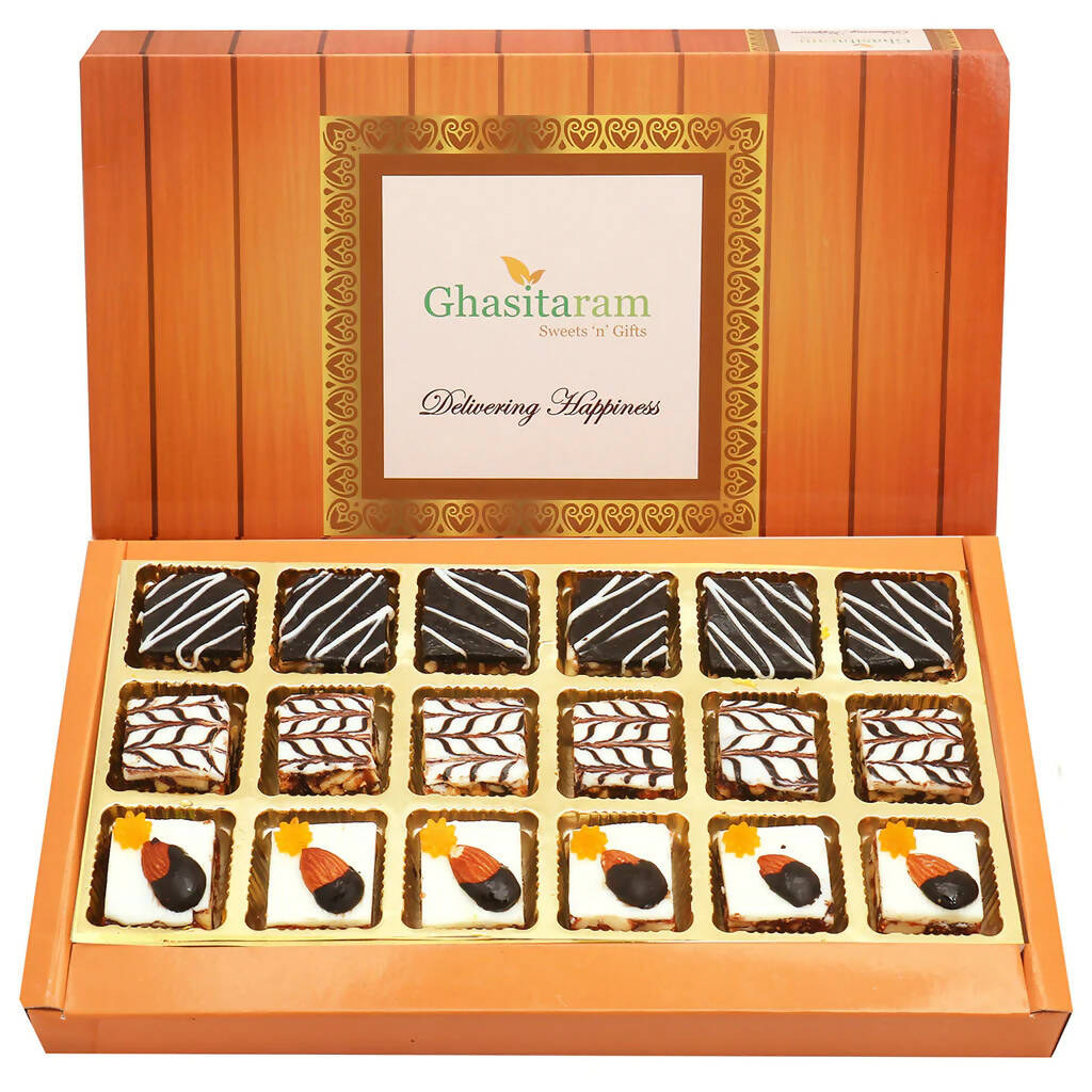Ghasitaram Assorted Chocolate Dryfruit Delight Sweets - Safuron