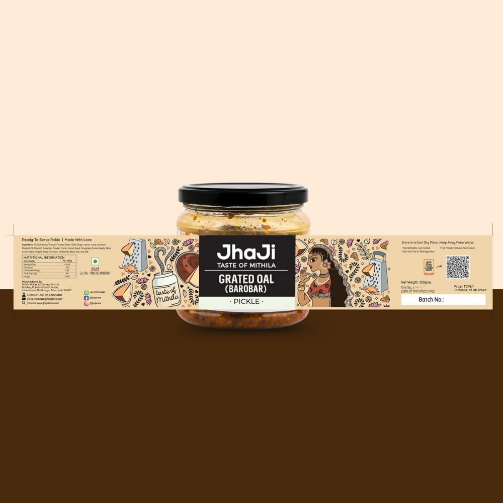 Jhaji Store Oal Ginger Chilli Mix Pickle Jhaji