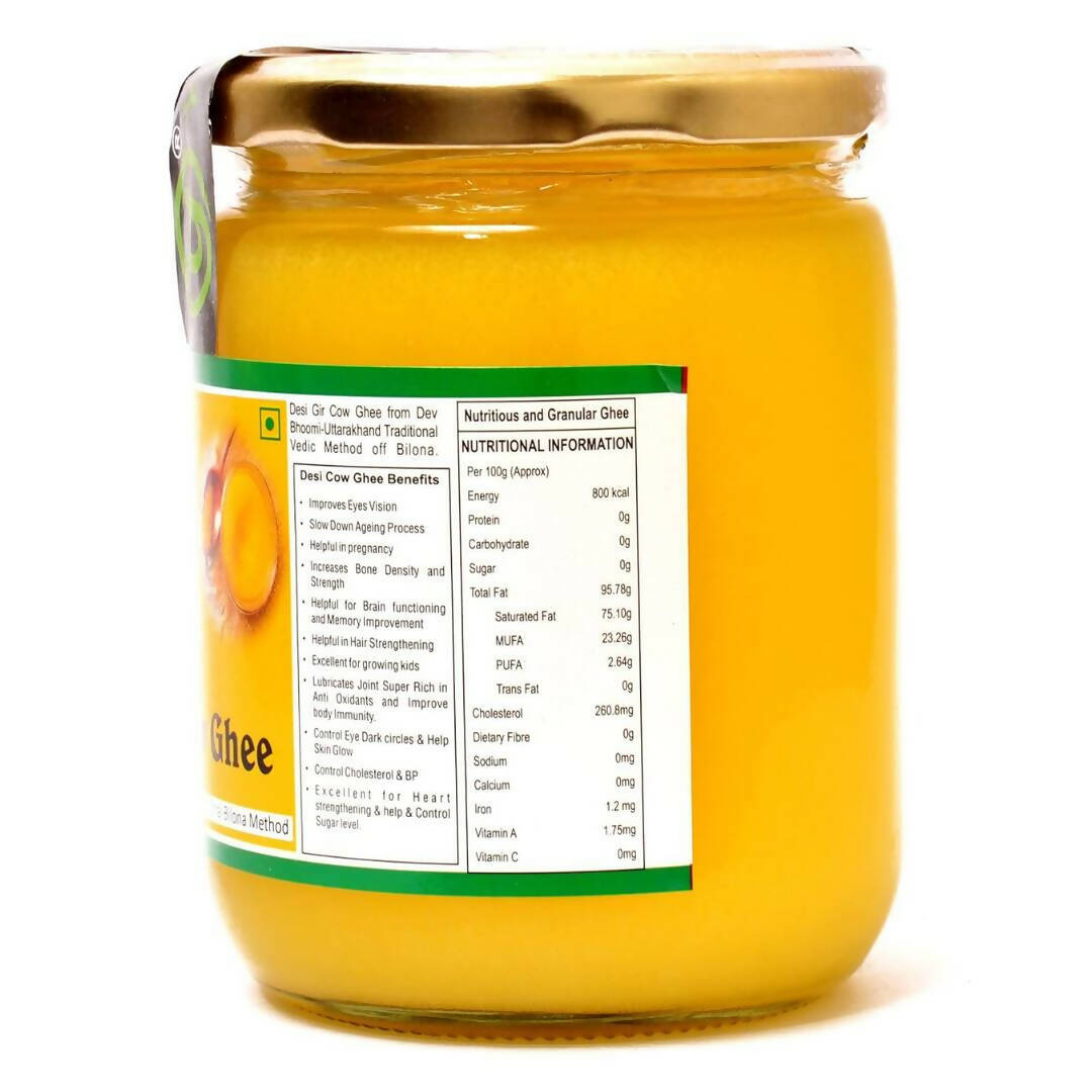 Yugmantra Organic A2 Gir Cow Ghee | Traditional Vedic Bilona Method | Handmade Curd Churned | Pure A2 Cow Ghee, Natural & Healthy Yugmantra Organic