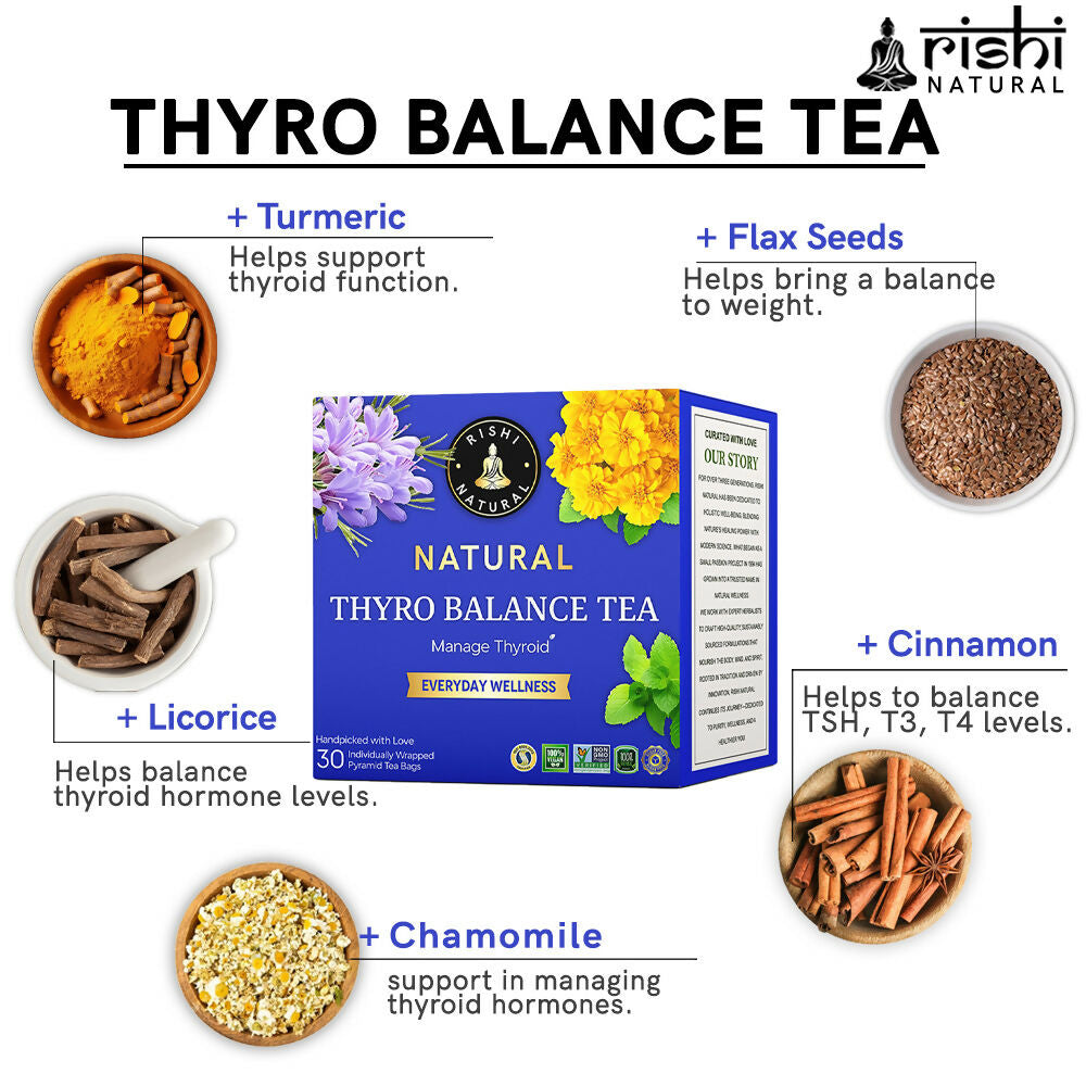 Rishi Natural Thyro Balance Tea Rishi Natural