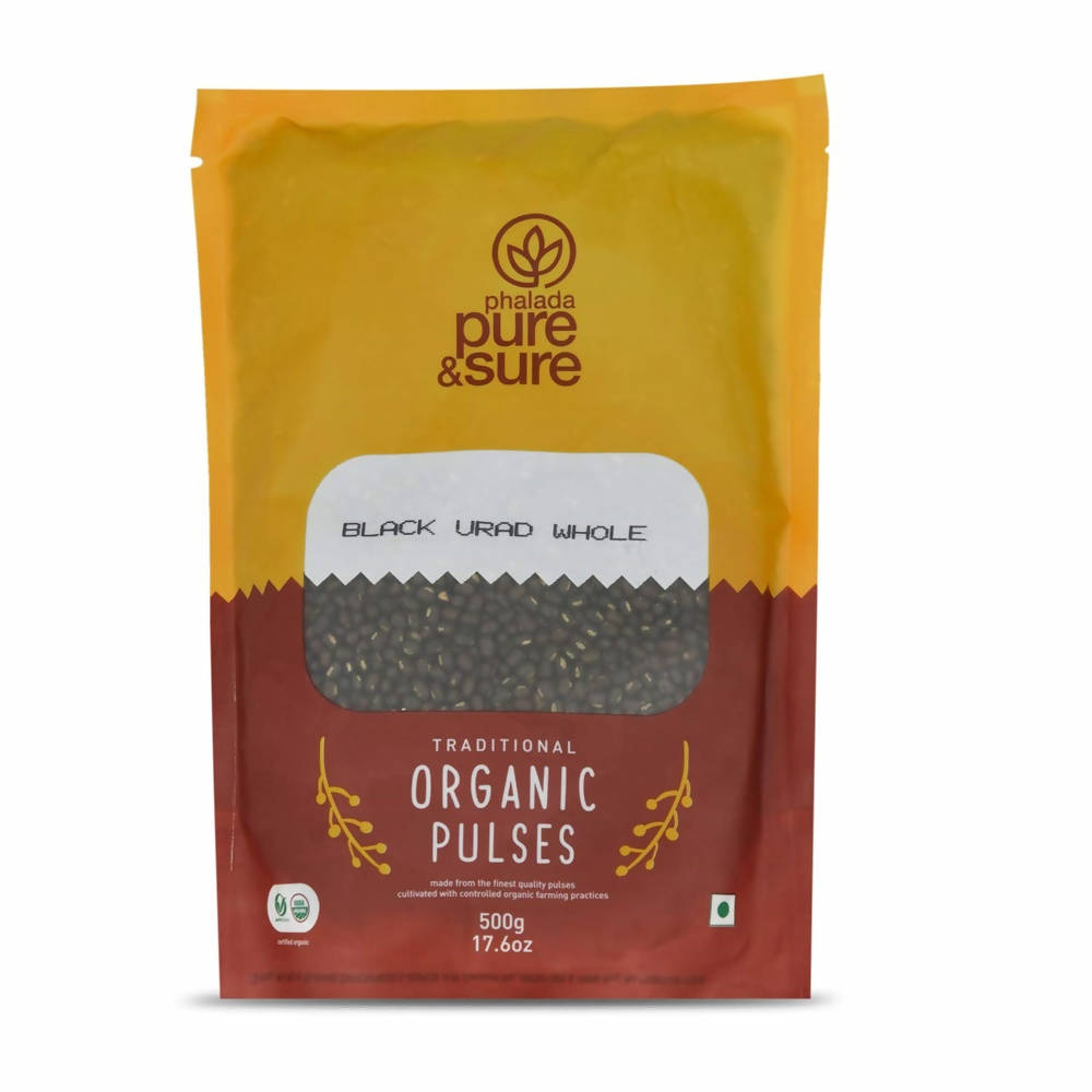 Pure & Sure Black Urad Dal Whole Organic Pulses Pure & Sure