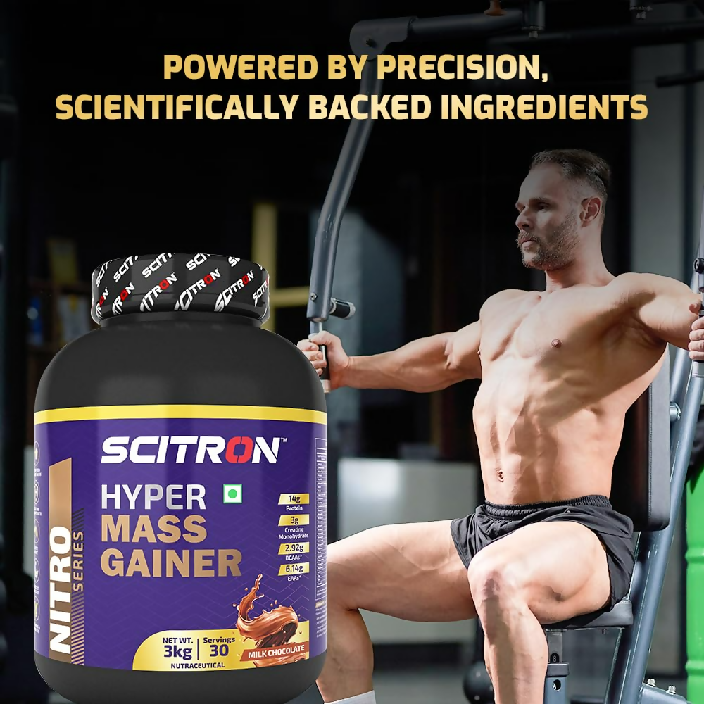 Scitron Nitro Series Hyper Mass Gainer Milk Chocolate Scitron