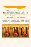 Narchuvai Foods Chettinad Combo (Chettinad Sambar Masala + Karaikudi Curry Masala + Dindigul Biryani Masala) Narchuvai Foods