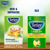 Tetley Green Tea Ginger, Mint and Lemon Tea Bags Tetley