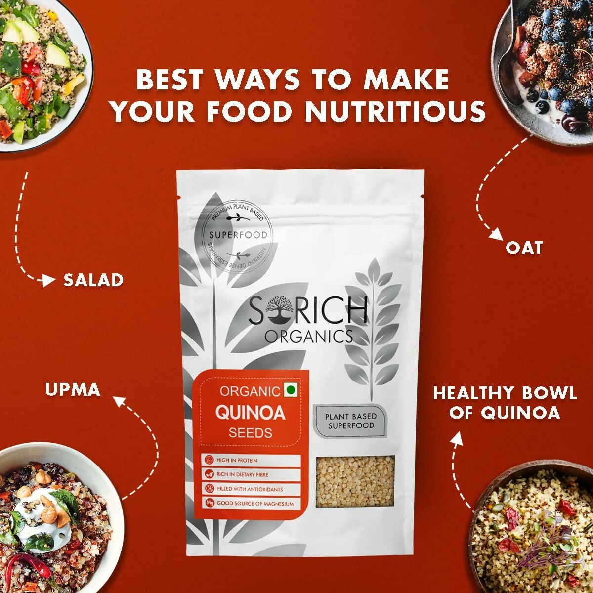 Sorich Organics Raw Quinoa Seeds Sorich