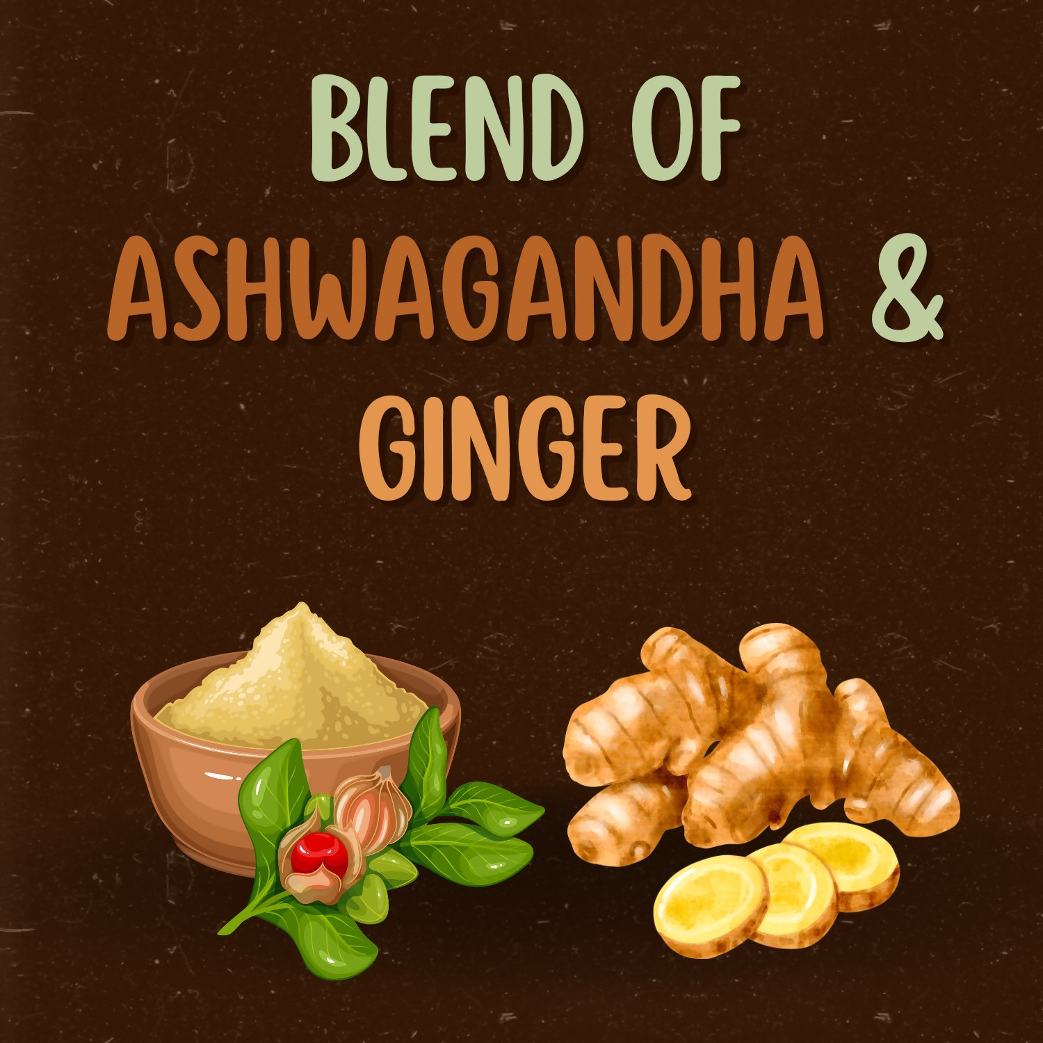 Satvi Wellness Ashwagandha Ginger Herbal Infusion Mix In Indvidual Packets | Herbal Tea Sachet Satvi Wellness
