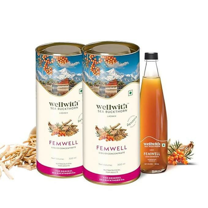 Wellwith Sea Buckthorn Femwin (Femwell) Ayurvedic Juice - Safuron