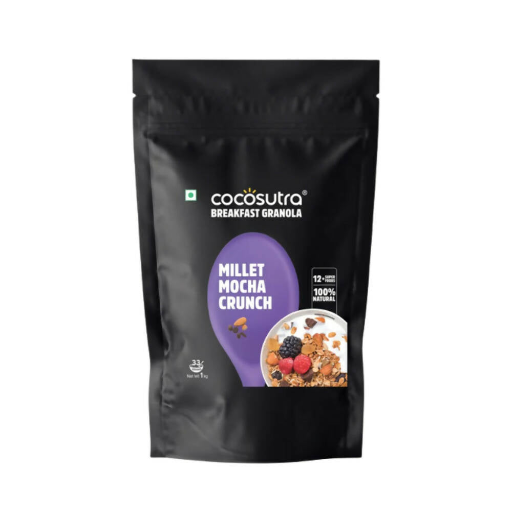 Cocosutra Millet Mocha Crunch Breakfast Granola - Safuron