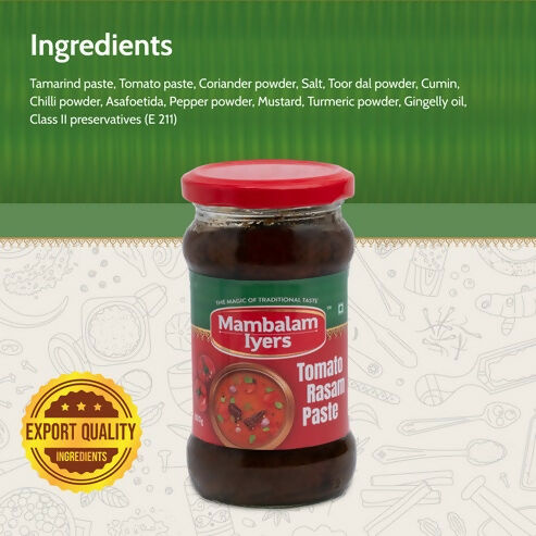 Mambalam Iyers Tomato Rasam Paste Mambalam Iyers