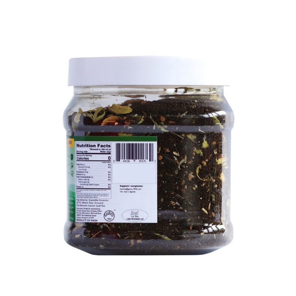 Tassyam Organics Strong Cardamom Tea | Elaichi Chai - Jar Tassyam Organics