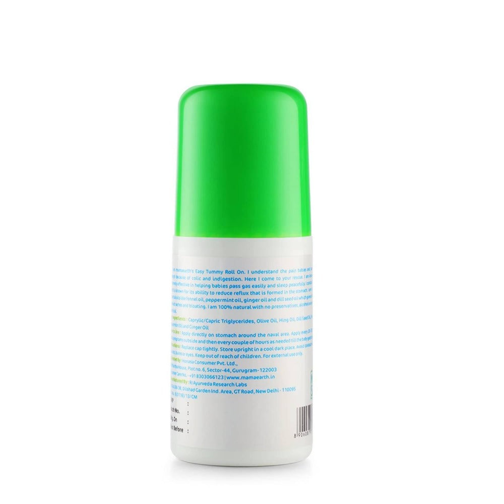 Mamaearth Easy Tummy Roll On For Relieves Tummy Discomfort & Soothes Gas Pain