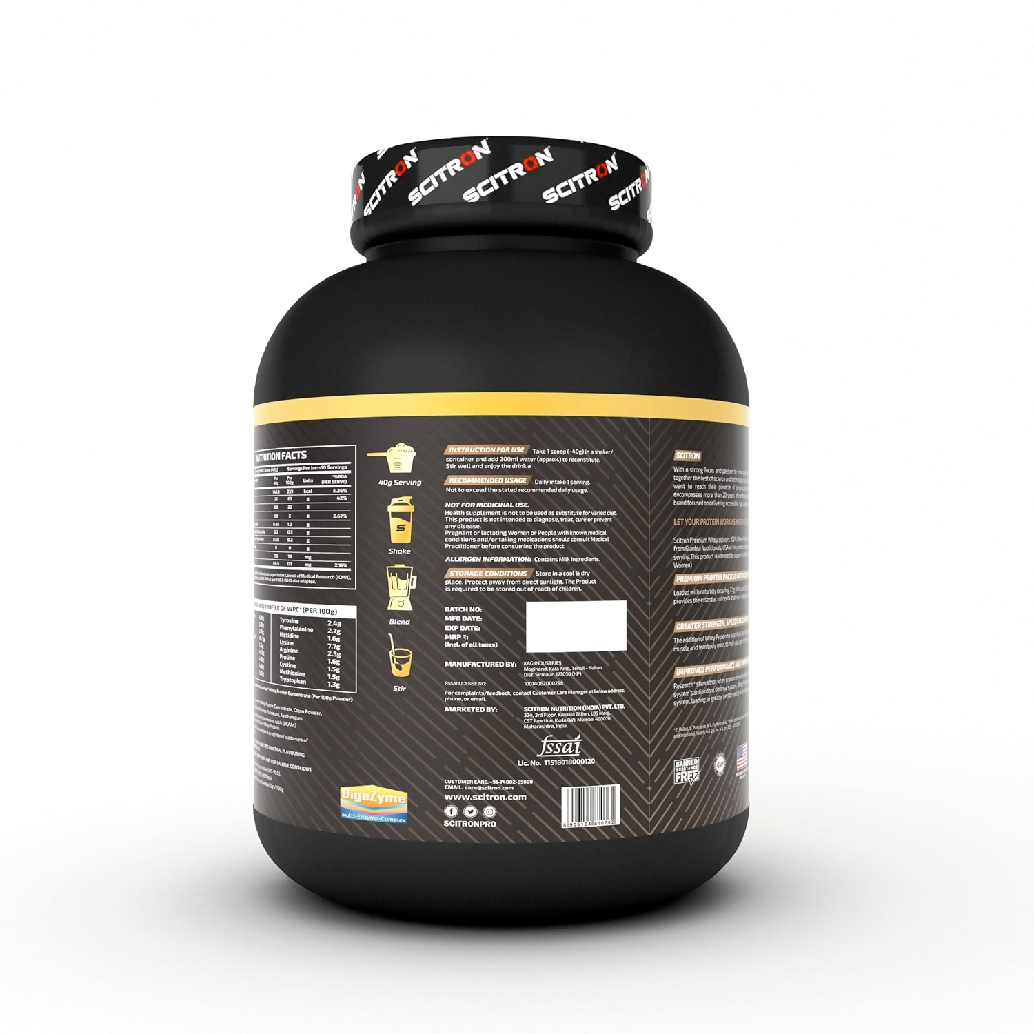 Scitron Nitro Series Premium Whey Rich Chocolate Scitron