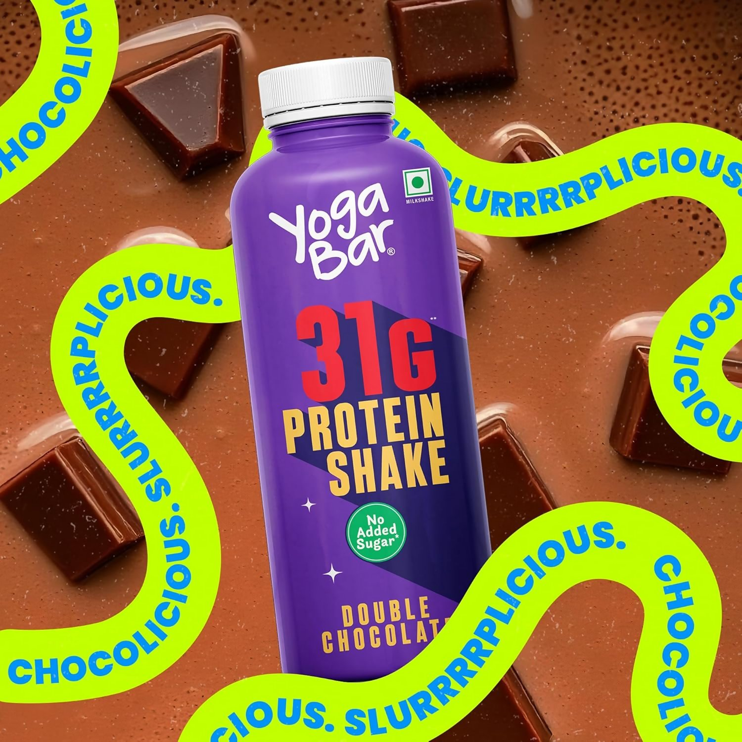 Yoga Bar 31G Protein Shake - Double Chocolate Yoga Bar