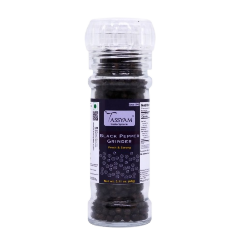 Tassyam Organics Black Pepper Grinder Bottle - Safuron