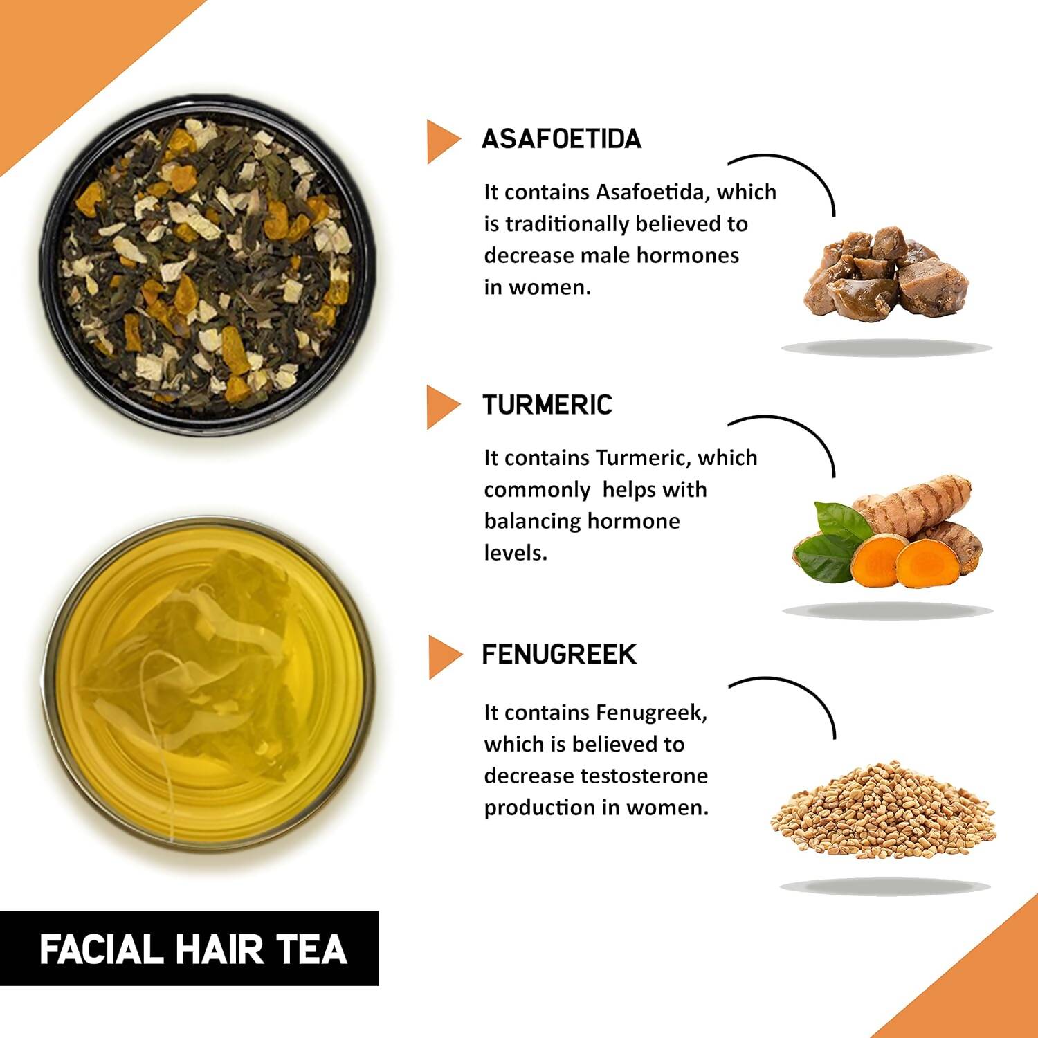 Teacurry Facial Hair Tea Bags Teacurry