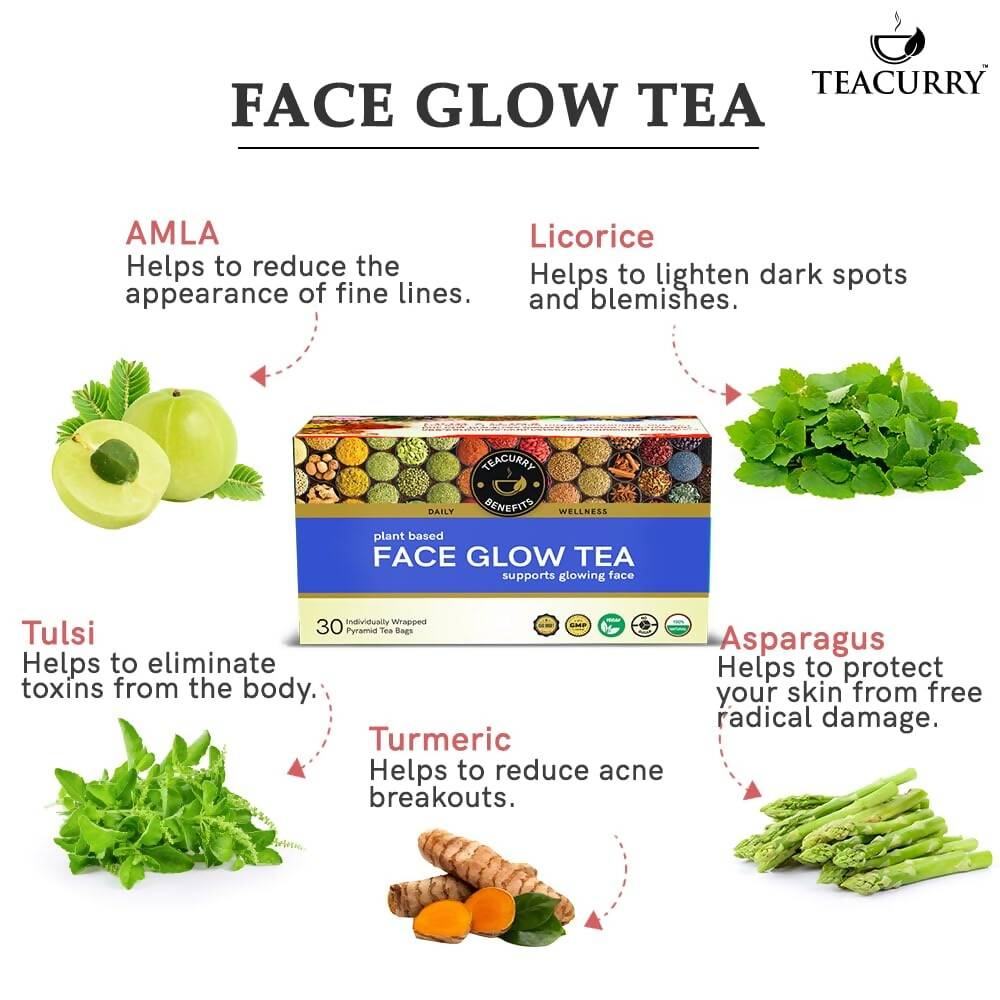 Teacurry Face Glow Tea Bags Teacurry