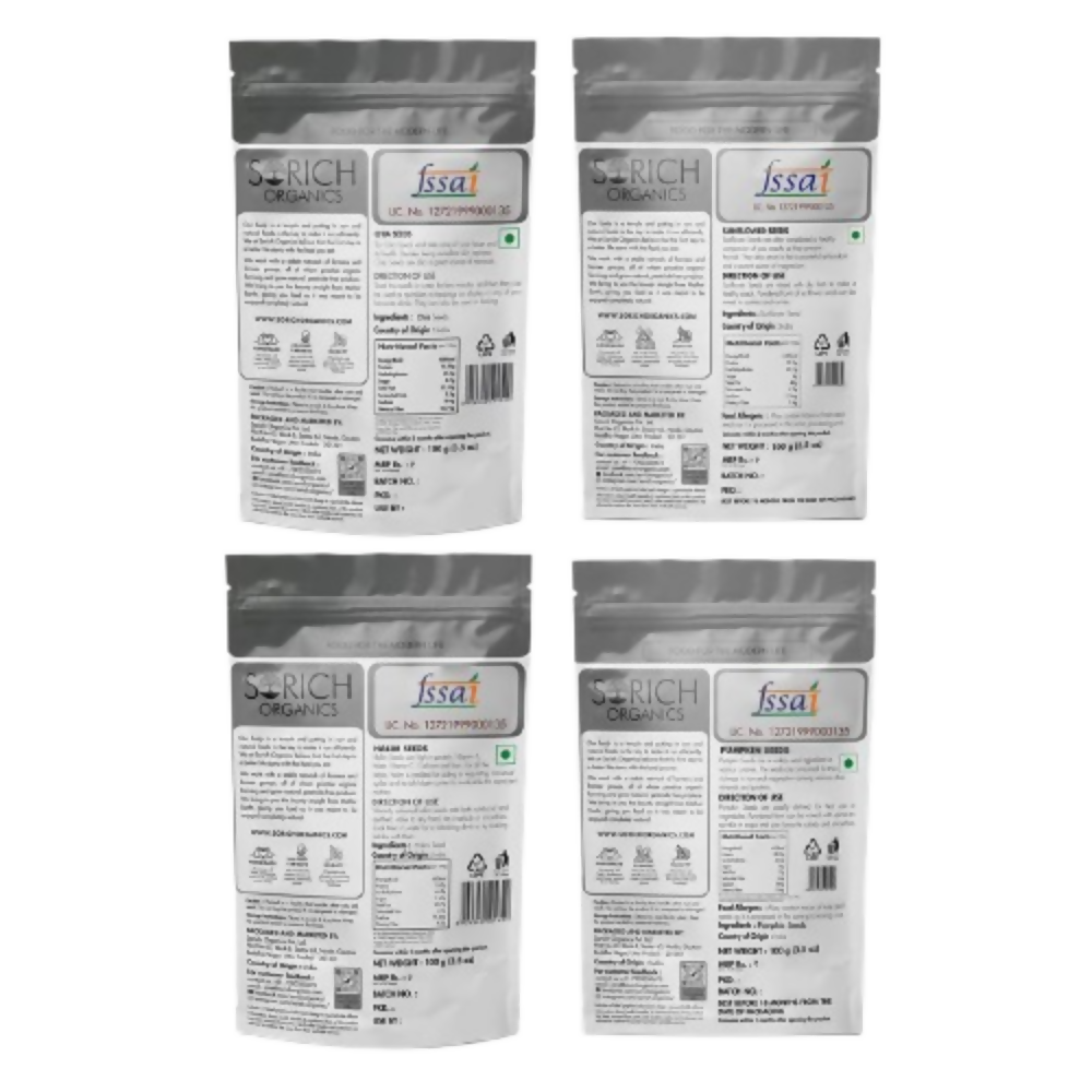 Sorich Organics Chia, Pumpkin, Sunflower & Flax Seeds Sorich