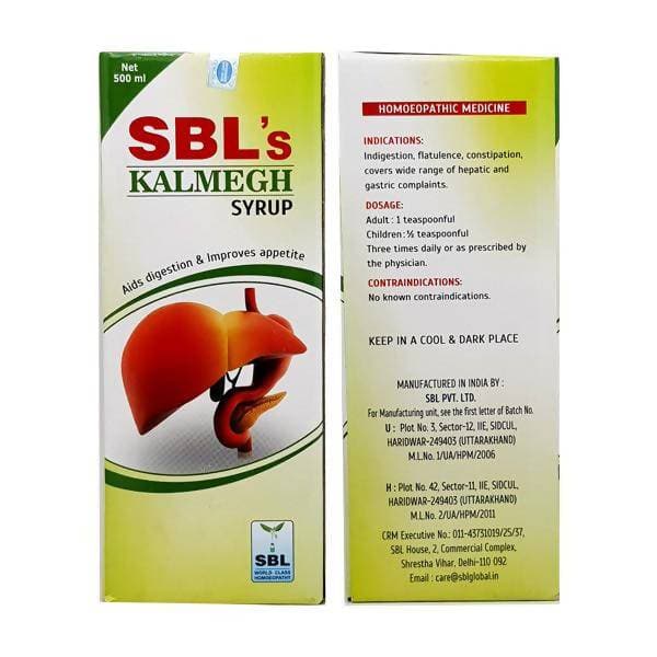 SBL Homeopathy Kalmegh Syrup SBL Pvt. Ltd.