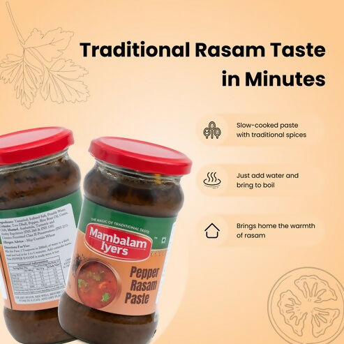 Mambalam Iyers Pepper Rasam Paste Mambalam Iyers