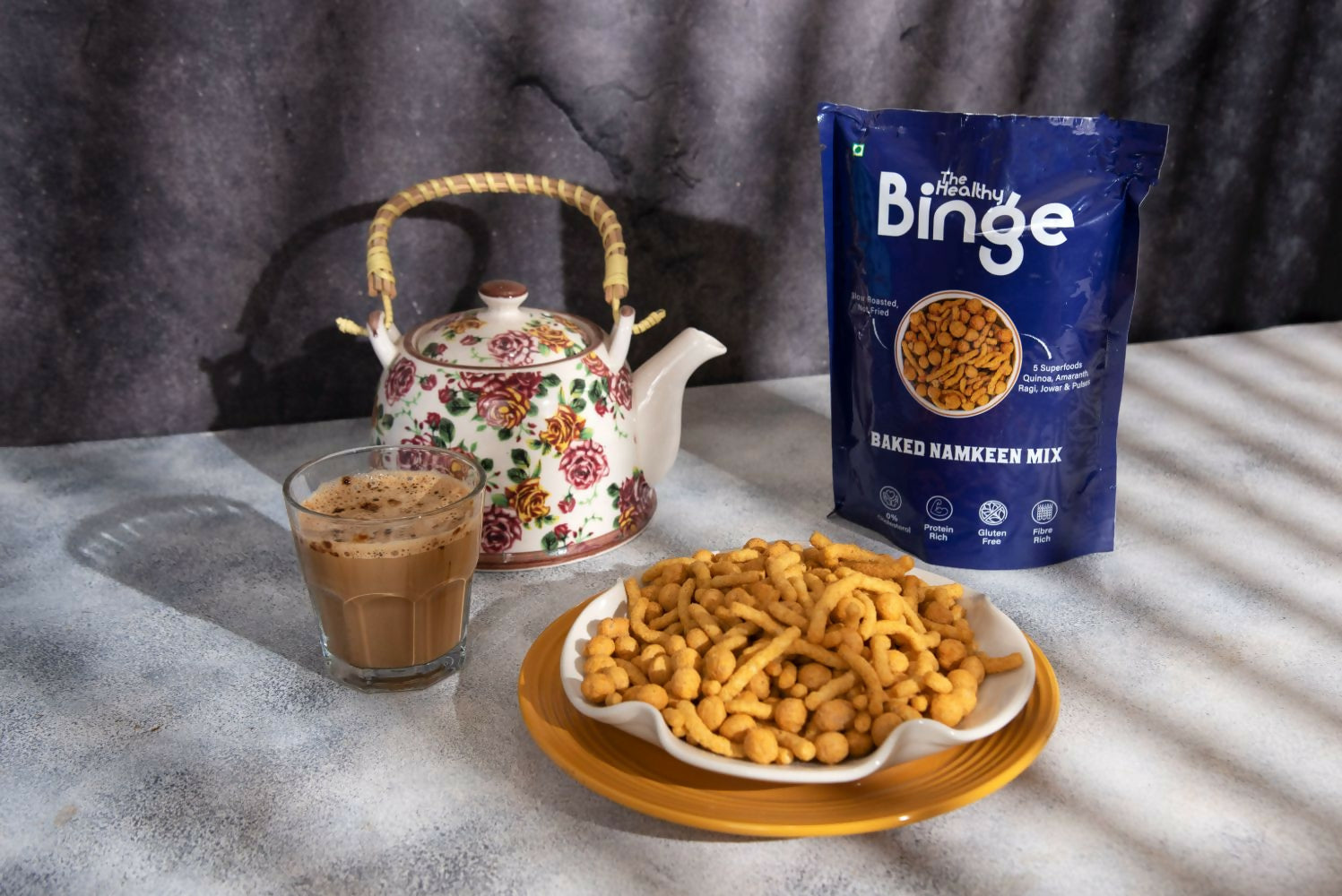 The Healthy Binge Baked Multigrain Namkeen Mix The Healthy Binge