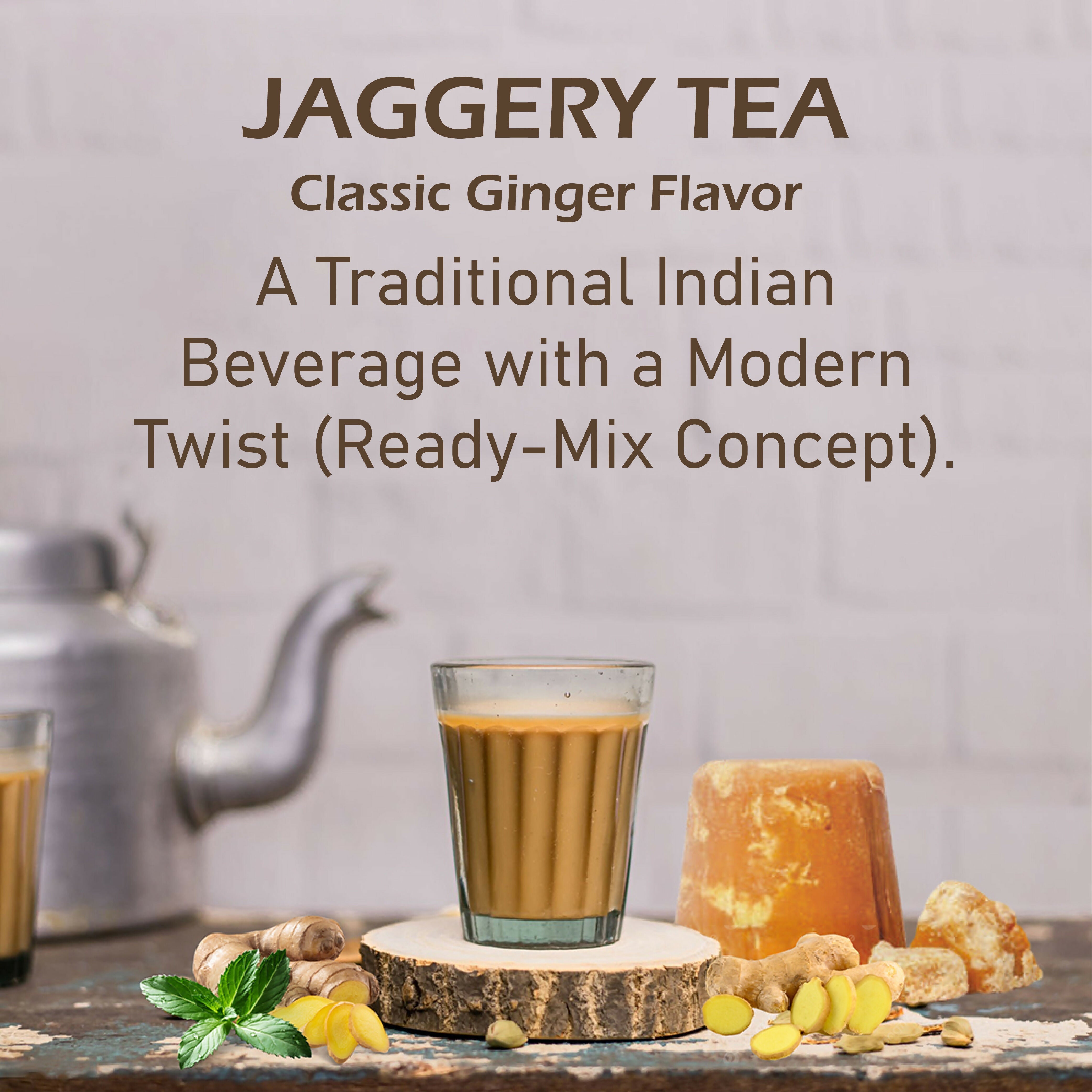 Naivedyam Classic Ginger Flavour Jaggery Tea Naivedyam