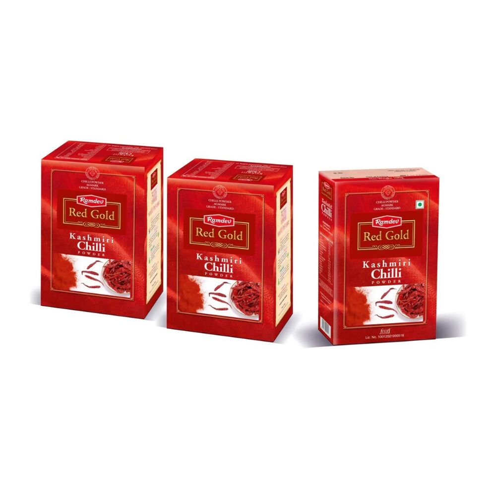 Ramdev Red Gold Chilli Powder - Safuron