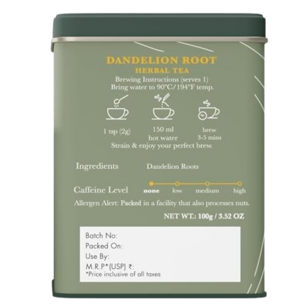 Luxmi Estates Pure Dandelion Root – Natural Herbal Infusion Luxmi Estates