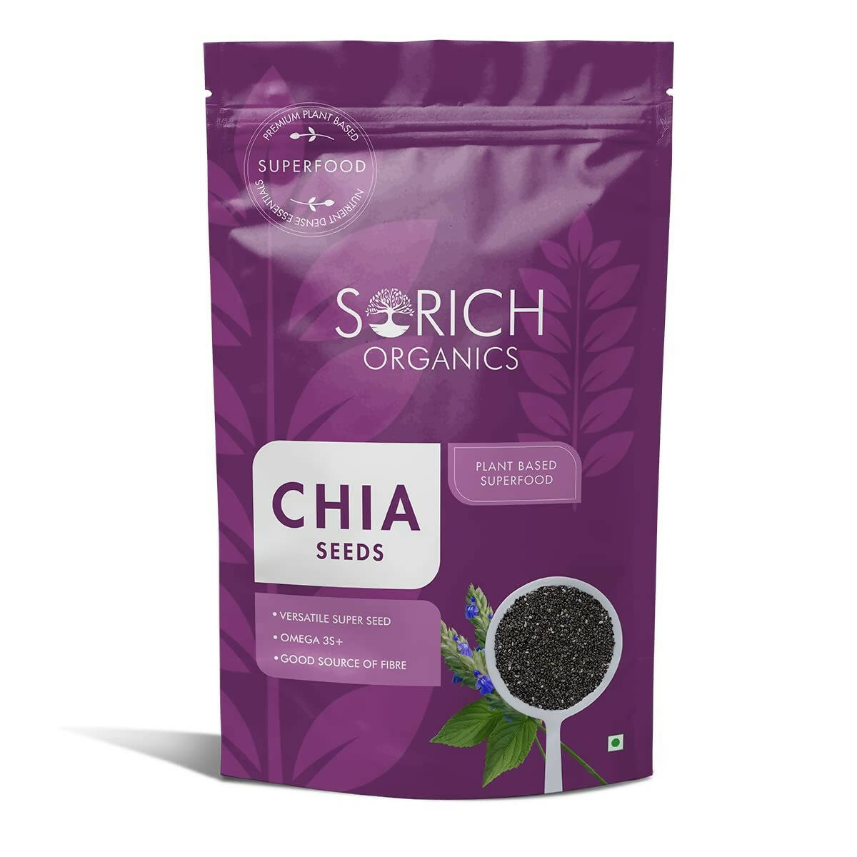 Sorich Organics Raw Chia Seeds - Safuron