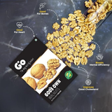Go Organic Walnut Kernels – Extra Light Halves - Mildy, Earthy Go