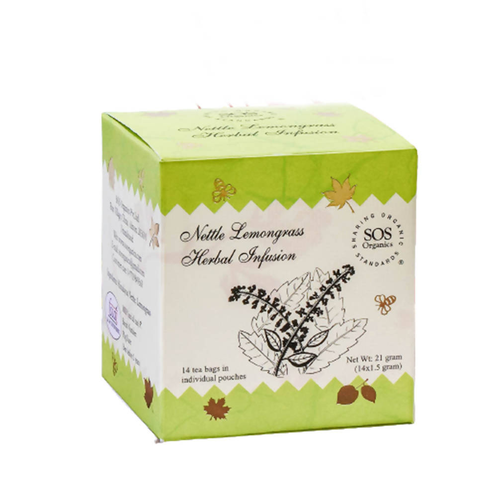 SOS Organics Nettle Lemongrass Herbal Infusion - Safuron