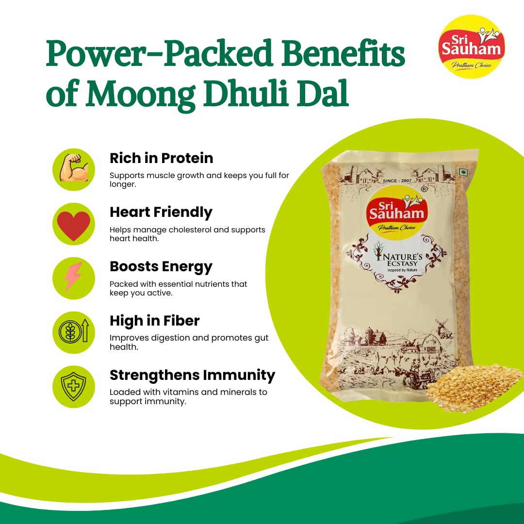 Sri Sauham Premium Moong Dhuli Dal Sri Sauham