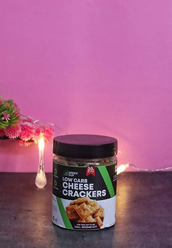 Green Sun Low Carb Cheese Crackers Green Sun