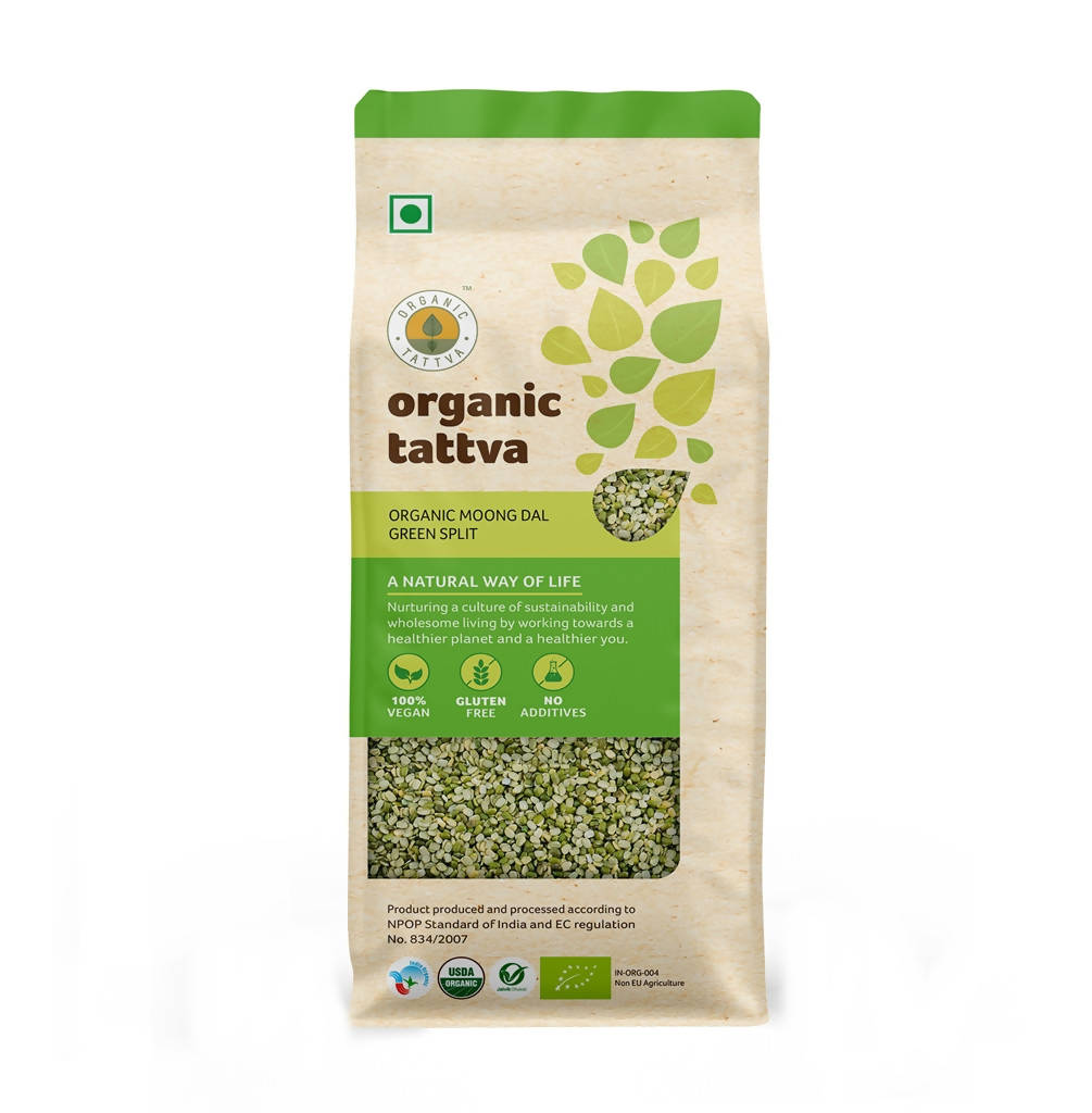 Organic Tattva Moong Dal Green Split Organic Tattva