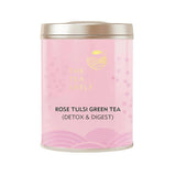 The Tea Shelf Rose Tulsi Green Tea - Safuron