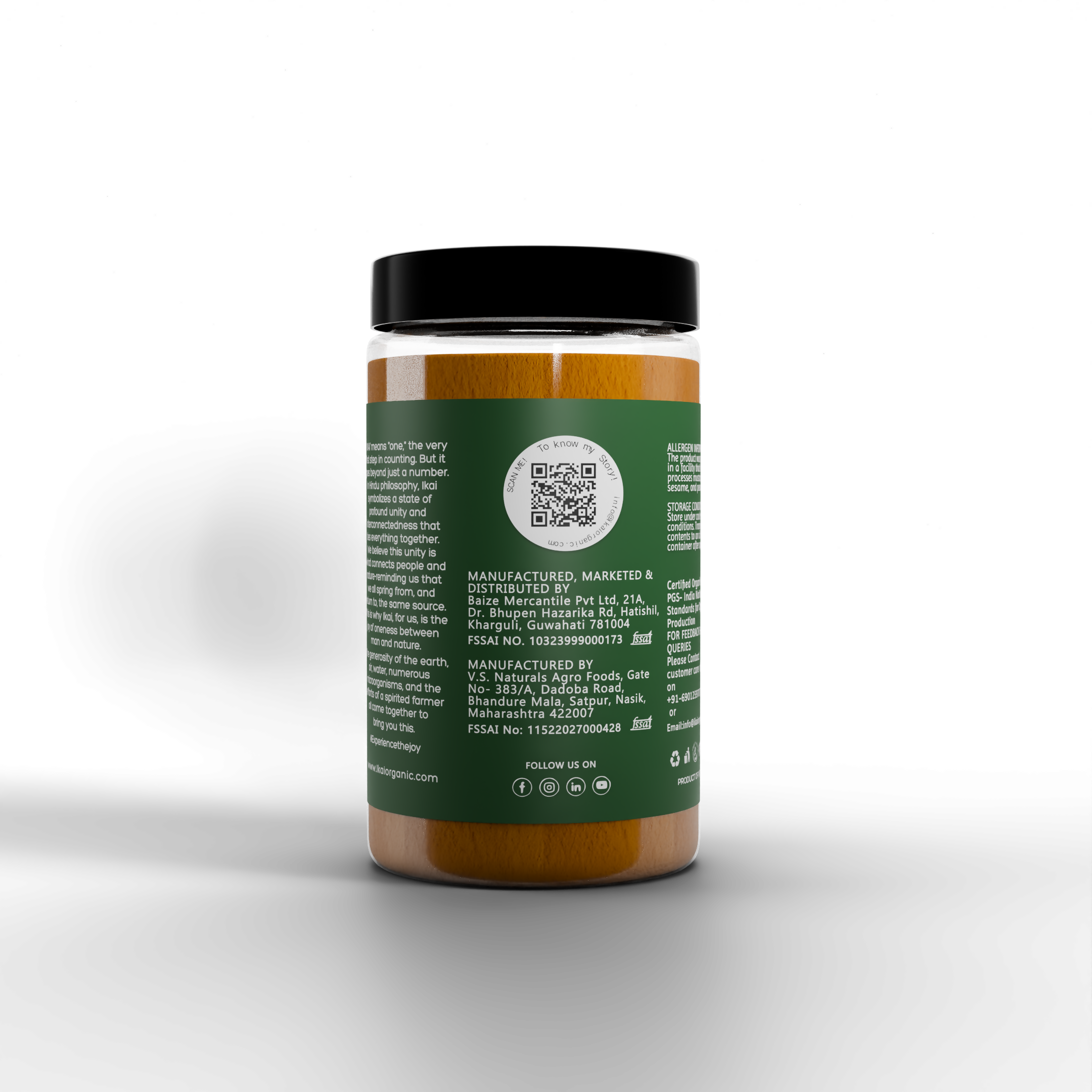 IKAI Organic Turmeric (Haldi Powder) IKAI