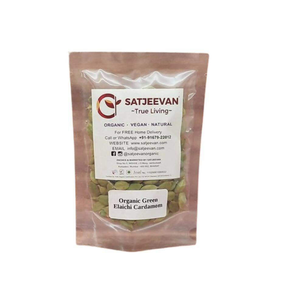 Satjeevan Organic Green Elaichi Cardamom Satjeevan