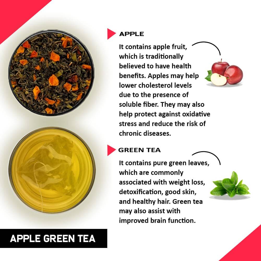 Teacurry Apple Green Tea Bags Teacurry