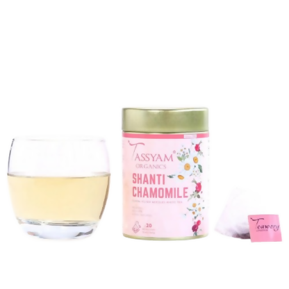 Tassyam Organics Shanti Chamomile Tea Bags - Safuron