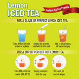Naivedyam Lemon Iced Instant Tea Premix Powder Sachets Naivedyam
