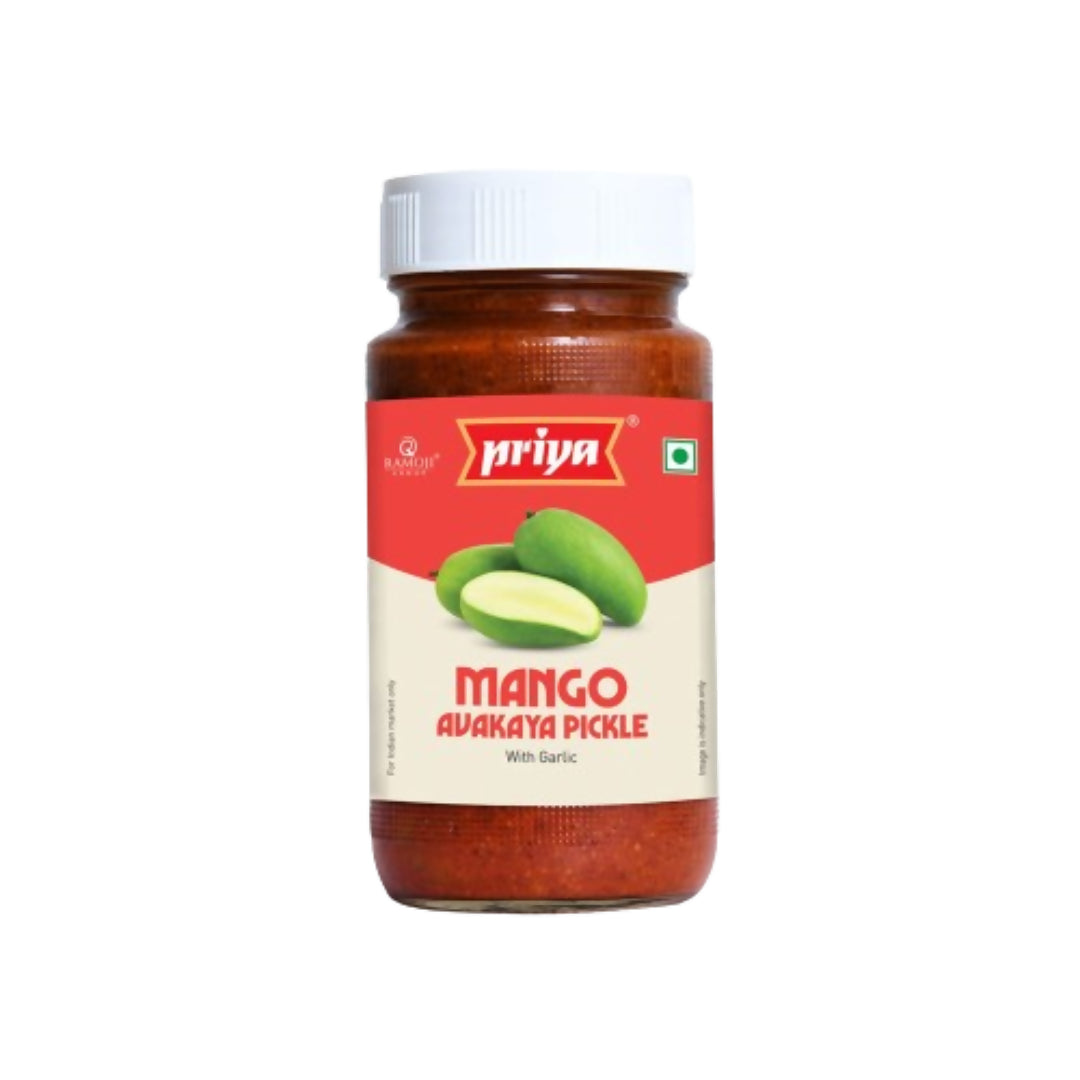 Priya Mango Avakaya Pickle with Garlic Priya