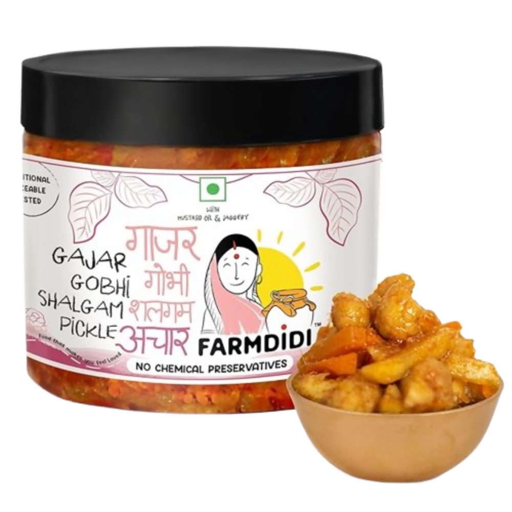 FarmDidi Gobhi Gajar Shalgam Pickle - Safuron