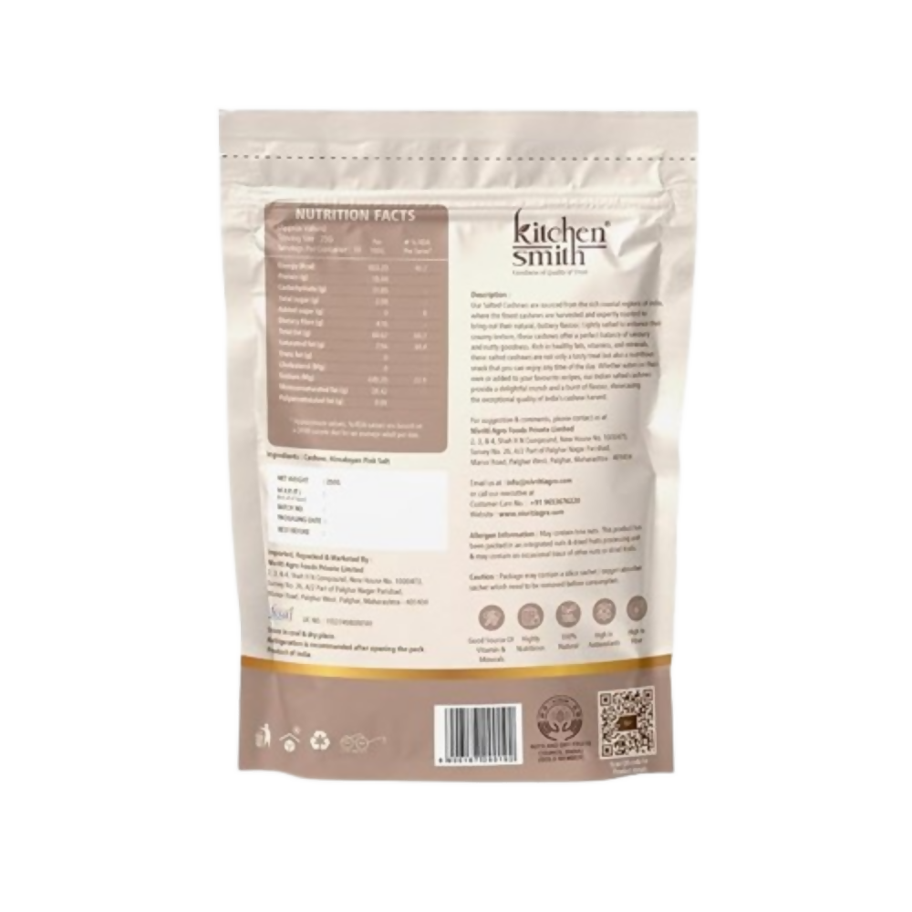Kitchen Smith Premium Salted Whole Cashew Kitchen Smith