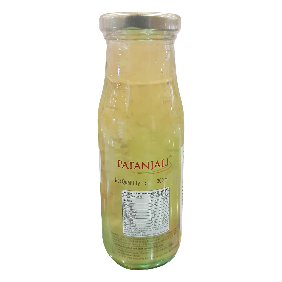 Patanjali Pineapple Aloe Chunk Drink Patanjali