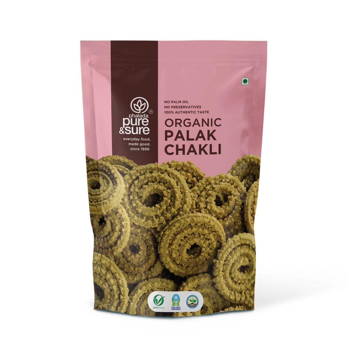 Pure & Sure Organic Palak Chakli - Safuron