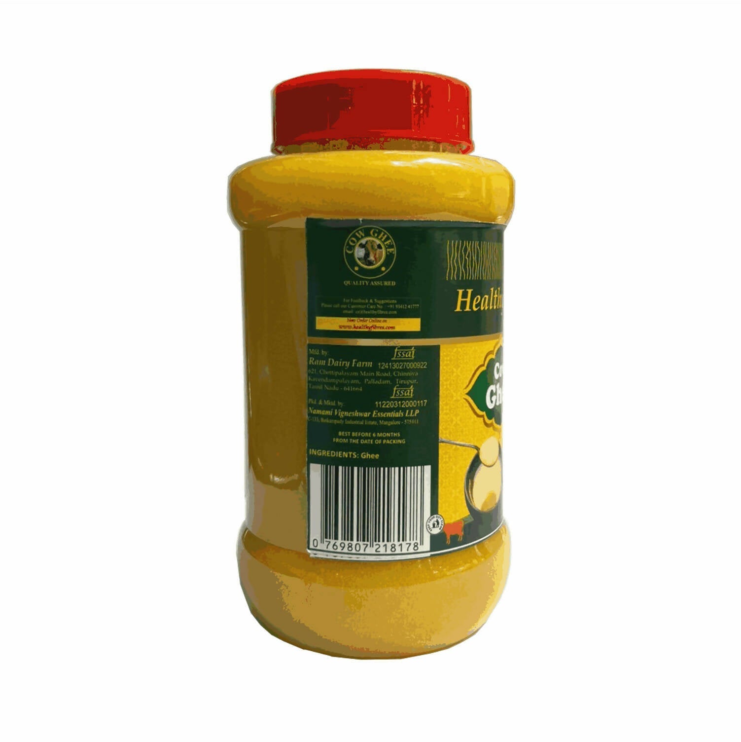 Healthy Fibres Cow Ghee | Homemade Cow Desi Ghee | Pure Cow Ghee for Better Digestion and Immunity Healthy Fibres