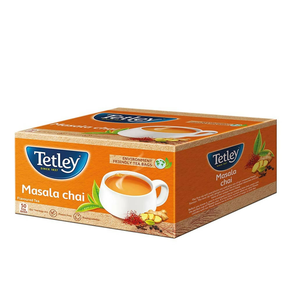 Tetley Masala Chai With Natural Flavour Black Tea Bags Tetley