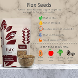 Sorich Organics Raw Flax Seeds & Sunflower Seeds Superfood Combo Sorich