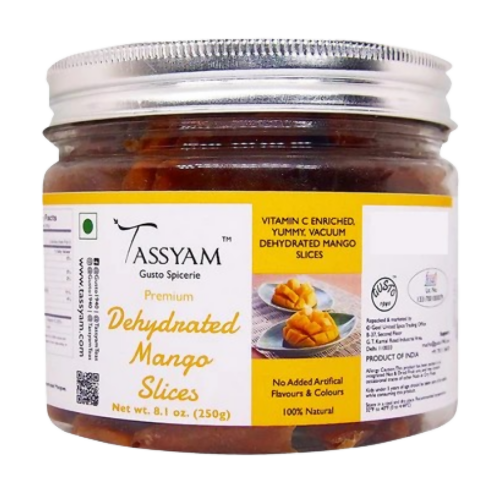 Tassyam Organics Dehydrated Mango Slices - Safuron