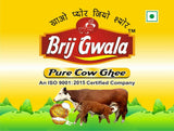 Brij Gwala Desi Cow Ghee | Pure Cow Ghee for Better Digestion and Immunity | Made From Grass Fed Cow's Milk Brij Gwala