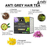 Rishi Natural Anti Grey Hair Herbal Tea Rishi Natural